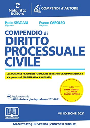 9788832707953: Compendio di diritto processuale civile. Nuova ediz. (I compendi d'autore)