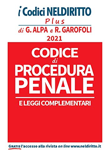 Beispielbild fr Codice Di Procedura Penale E Leggi Complementari zum Verkauf von Buchpark
