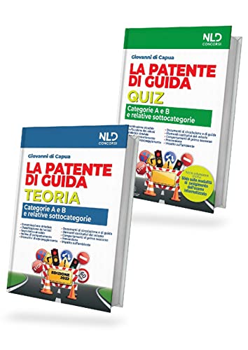 9788833588292: La patente di guida. Categorie A e B e relative sottocategorie. Manuale teorico + quiz. Kit