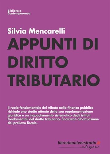 Stock image for APPUNTI DI DIRITTO TRIBUTARIO for sale by libreriauniversitaria.it