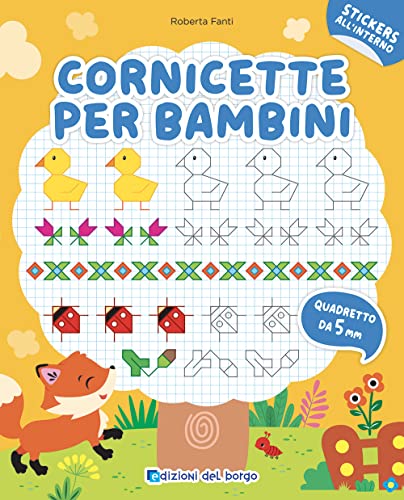 9788833715322: Cornicette per bambini. Quadretto da 5 cm. Con adesivi. Ediz. a colori