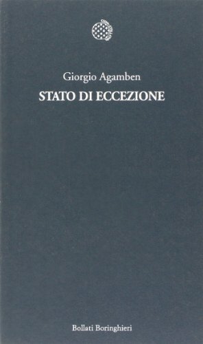 Beispielbild fr Stato di eccezione (Homo sacer, II, 1) (Italian Edition) zum Verkauf von Raritan River Books