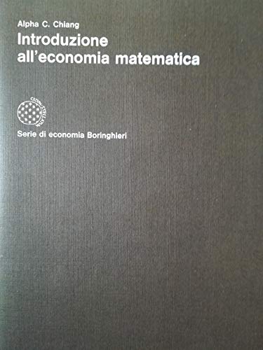 Stock image for Introduzione all'economia matematica for sale by libreriauniversitaria.it