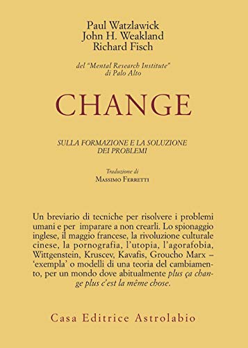 Stock image for Change: la formazione e la soluzione dei problemi for sale by medimops