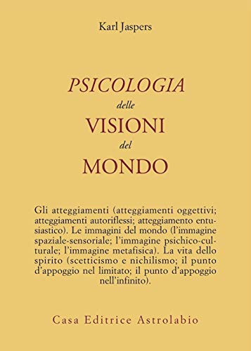 9788834007457: Psicologia delle visioni del mondo
