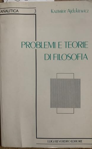 9788834240328: Problemi e teorie di filosofie