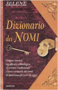 Beispielbild fr Dizionario dei nomi zum Verkauf von medimops