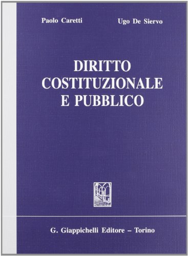 Beispielbild fr Diritto costituzionale e pubblico zum Verkauf von medimops