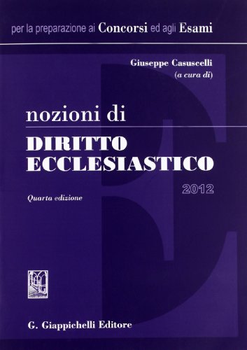 9788834836071: Nozioni di diritto ecclesiastico