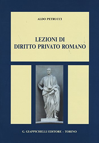 Beispielbild fr Lezioni di Diritto Privato Romano. zum Verkauf von medimops