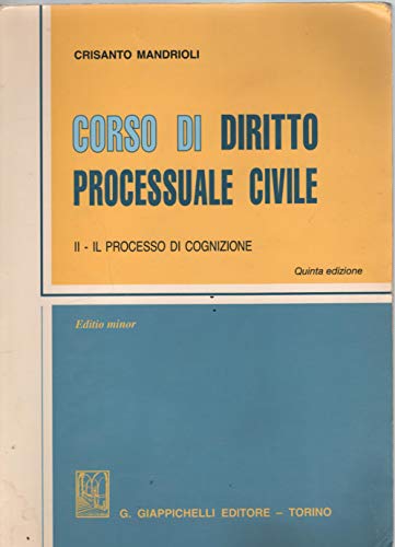 Beispielbild fr Corso di diritto processuale civile. Ediz. minore: 2 zum Verkauf von medimops