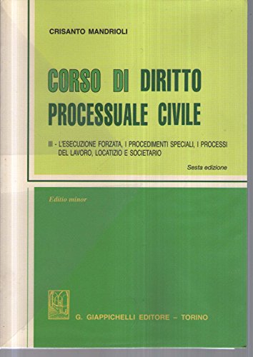 Stock image for Corso di diritto processuale civile. Ediz. minore: 2 for sale by medimops