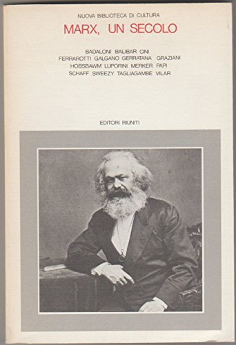 Stock image for Marx, un secolo for sale by Apeiron Book Service