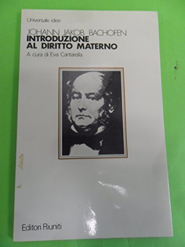 Beispielbild fr Introduzione al diritto materno. zum Verkauf von FIRENZELIBRI SRL