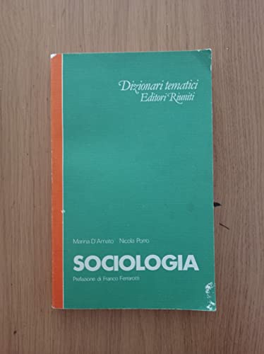 9788835928874: Sociologia: Dizionario tematico (Dizionari tematici)