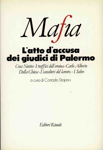9788835929543: Mafia. L'atto d'accusa dei giudici di Palermo