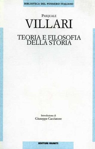 9788835947530: Teoria e filosofia della storia (Filosofia. Opere varie)