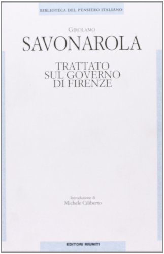 Beispielbild fr Trattato sul governo di Firenze zum Verkauf von Ammareal