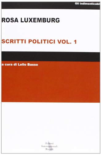 Scritti politici (9788835991946) by Luxemburg, Rosa