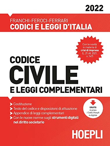 Stock image for Codice Civile E Leggi Complementari 2022 for sale by medimops