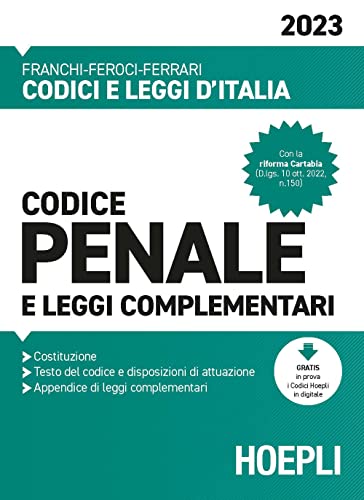 Beispielbild fr Codice penale e leggi complementari 2023 zum Verkauf von libreriauniversitaria.it