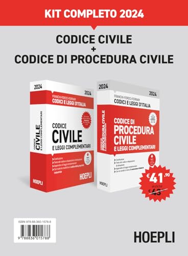 Stock image for Codice civile e di procedura civile e leggi complementari. Kit completo 2024 for sale by libreriauniversitaria.it