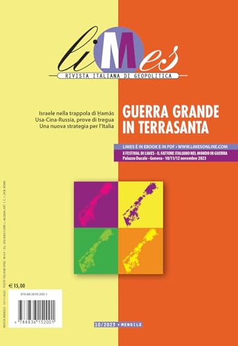 9788836152001: Limes. Rivista italiana di geopolitica. Guerra grande in Terra Santa (2023) (Vol. 10)