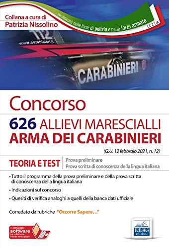 Stock image for CONCORSO 626 MARESCIALLI ARMA for sale by medimops