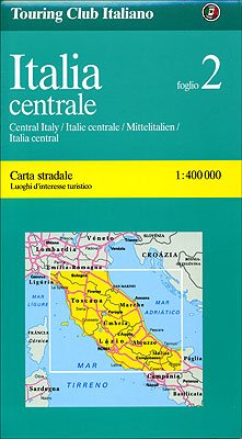 Beispielbild fr Italia centrale /Central Italy /Mittelitalien: 1:400000 (Regional Maps) zum Verkauf von medimops