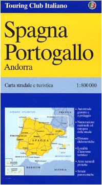 Imagen de archivo de Spagna. Portogallo 1:800.000 a la venta por medimops