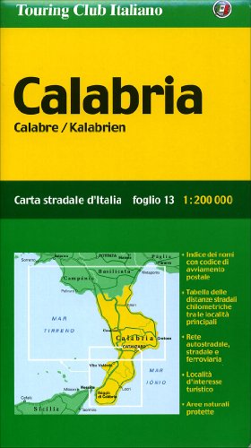 9788836528202: Calabria 1:200.000 (Carte regionali 1:200.000)