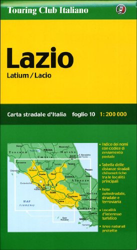 9788836528233: Lazio 1:200.000 (Carte regionali 1:200.000)
