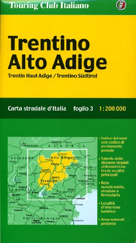 9788836528318: Trentino Alto Adige 1:200.000 (Carte regionali 1:200.000)