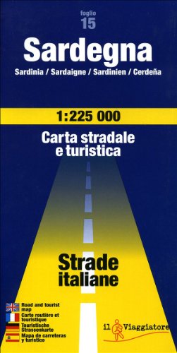 Sardegna 1:225.000 (Strade italiane e d'Europa)