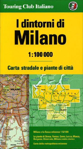 Beispielbild fr Mailand - I dintorini di Milano. Straenkarte 1: 100.000. Faltkarte zum Verkauf von Deichkieker Bcherkiste