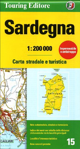 Beispielbild fr Sardinia 15 tci (r) wp: TCI.R15: No. 15 (Regional Road Map) zum Verkauf von WorldofBooks