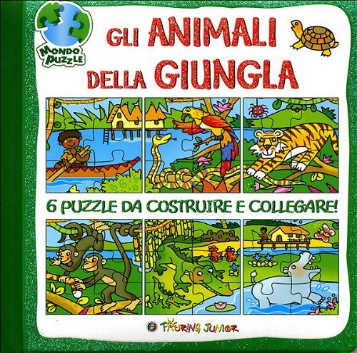Beispielbild fr Gli animali della giungla. Libro puzzle zum Verkauf von Ammareal