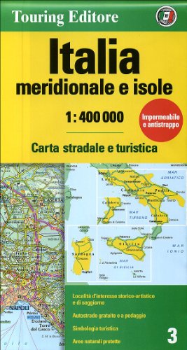 9788836555789: Italia meridionale e isole 1:400.000. Carta stradale e turistica: TCI.03 (Carte d'Italia 1:400.000)