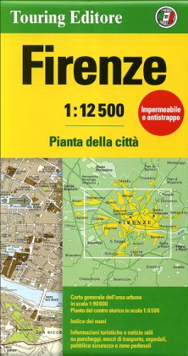 9788836556465: Firenze/Florence 1:12500 (English and Italian Edition)