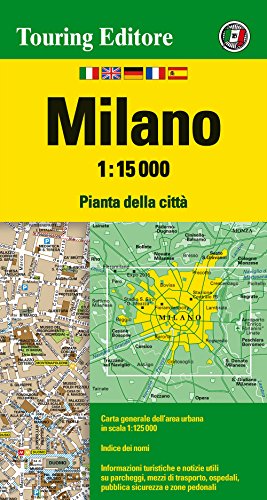 9788836563814: Milano 1:15.000. Ediz. multilingue