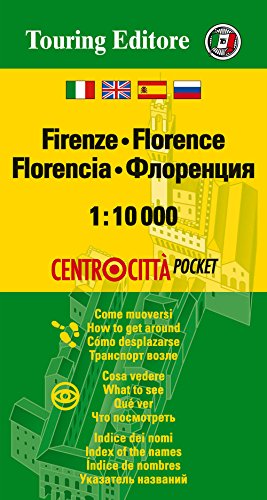 9788836563890: Florence Pocket Map (English, Spanish, Italian and Russian Edition)