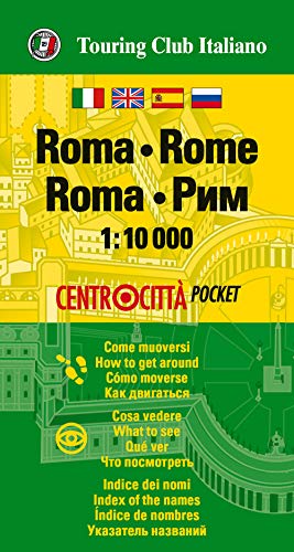 Stock image for Rome Pocket Map, 1:10,000 (English, Spanish, Italian and Russian Edition) for sale by GF Books, Inc.