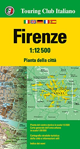 9788836571598: Firenze 1:12.500. Ediz. multilingue