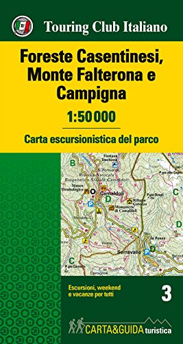 9788836572113: Foreste Casentinesi, Monte Falterone e Campigna 1:50.000. Carta escursionistica del parco. Con Libro: Foreste Casentinesi, Monte Falterone e Campigna. Guida del parco (Carta & guida turistica)