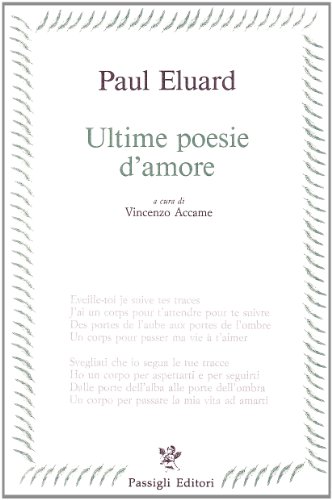 9788836803965: Ultime poesie d'amore. Testo francese a fronte