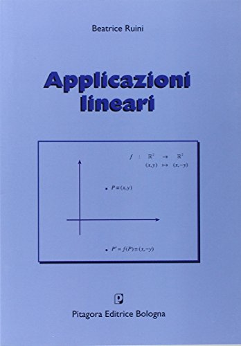 Beispielbild fr Applicazioni lineari zum Verkauf von Buchpark