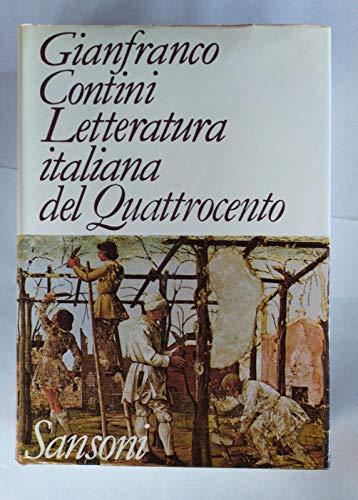 Beispielbild fr Letteratura italiana del Quattrocento. zum Verkauf von FIRENZELIBRI SRL