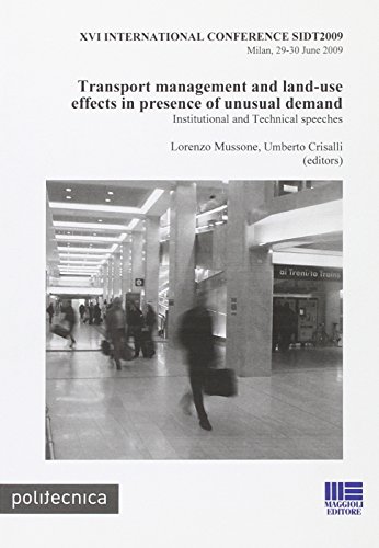 Beispielbild fr Transport management and land-use effects in presence of unusual zum Verkauf von medimops