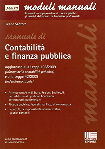 9788838750496: Manuale di contabilit pubblica e finanza pubblica (Moduli)