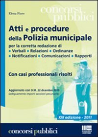Beispielbild fr Atti e procedure della polizia municipale zum Verkauf von medimops